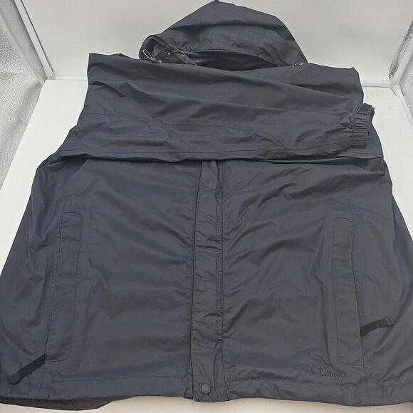 L.L Bean Gray Gore-Tex Men's Double‎ Layer Normcore Minimalist Windbreaker XL - Picture 5 of 15